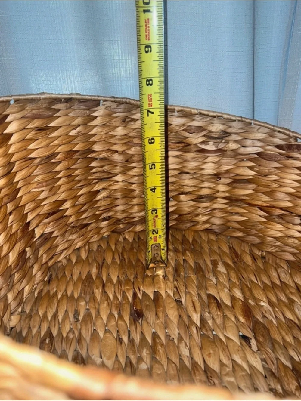 Woven Brown Giraffe Accent Basket - Decorative Storage